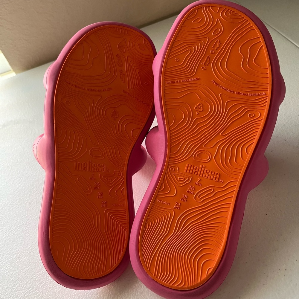 Melissa Free Bloom Slide Women’s | Size 7 | Pink - Picture 13 of 15